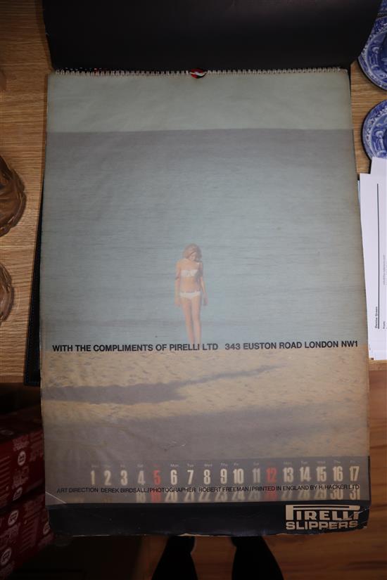 A 1964 Pirelli calendar photographs by Robert Freeman